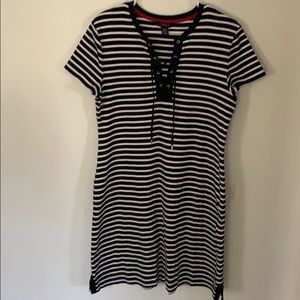 Chaps Nautical striped Dress